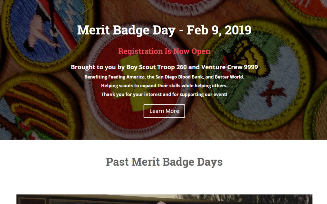 Merit Badge Day